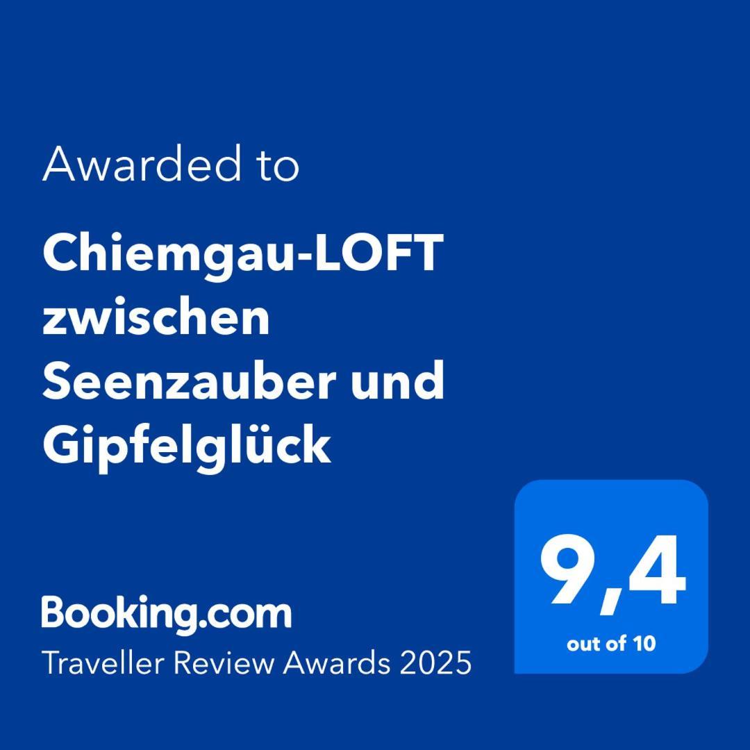 Chiemgau-Loft Zwischen Seenzauber Und Gipfelglueck Riedering Kültér fotó